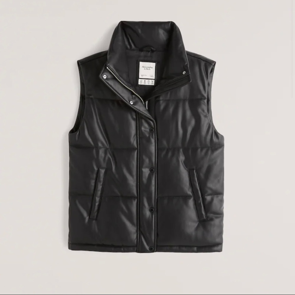 Abercrombie & Fitch Pleather Vest